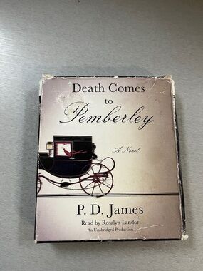 Death Comes to Pemberley by P.D. James - Cream and Black Cover
